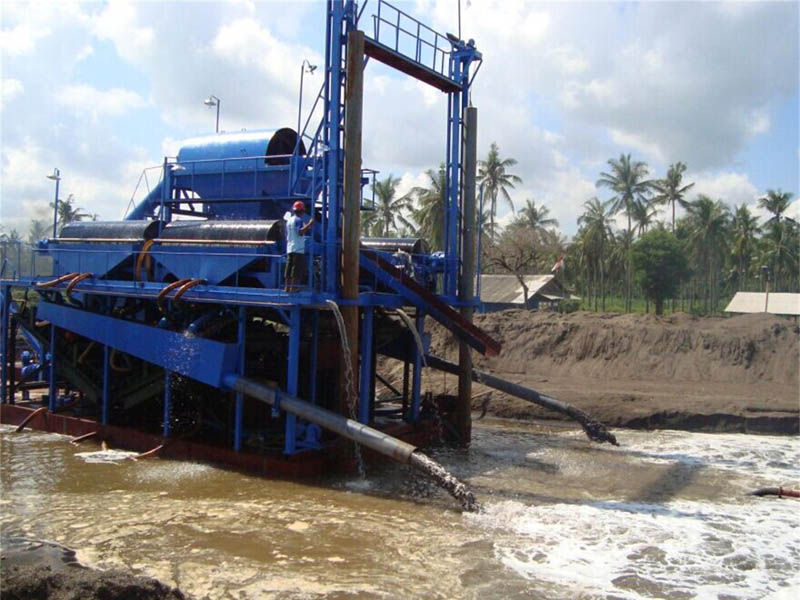 濕式磁選機在烏干達現場