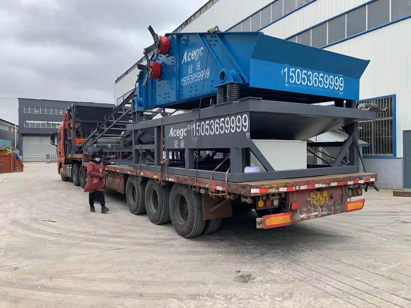 石英砂生產線發貨現場