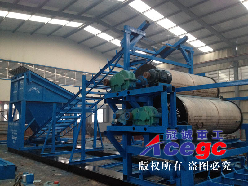 臥式雙磁輥干選機