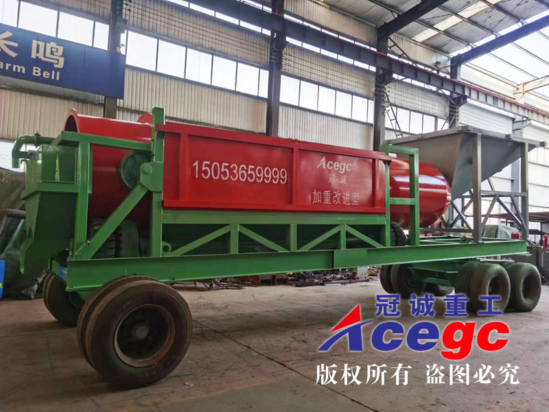 移動式石英砂洗礦機